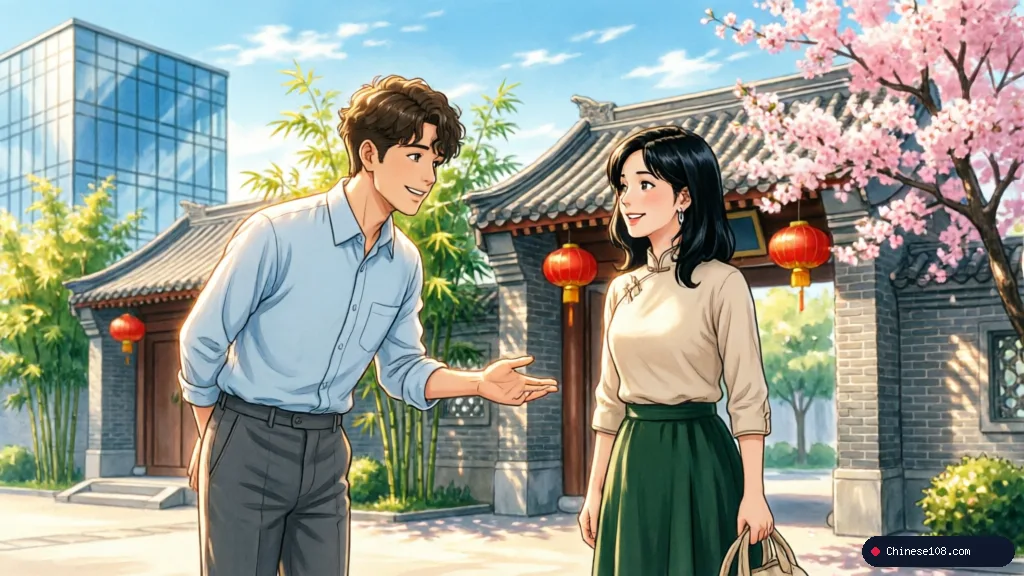 Greeting a Colleague